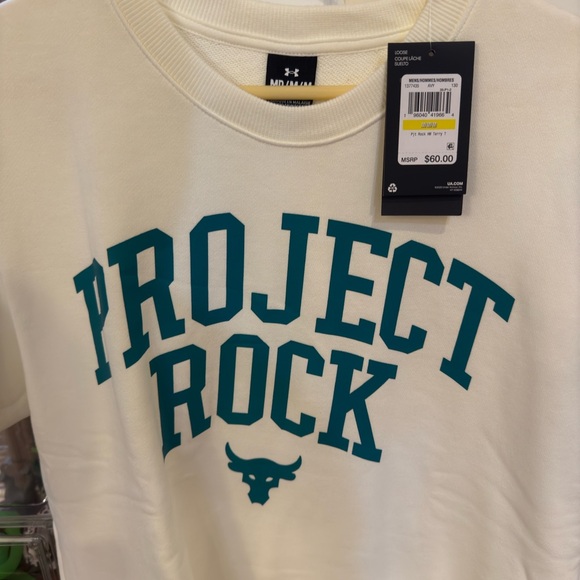 Under Armor Project Rock Terry Shirt - Picture 2 of 5